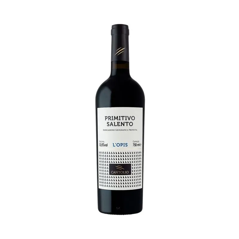 Vinho Italiano Tinto Primitivo Salento Cantolio 750ml