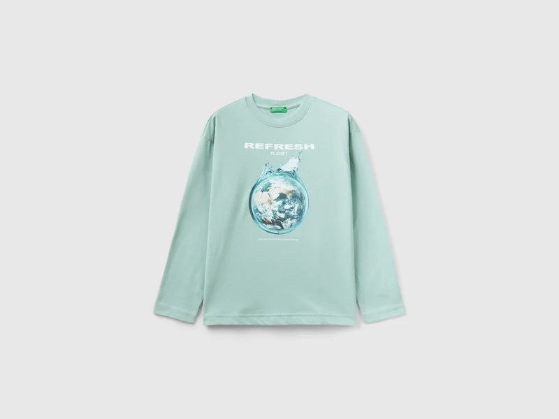 T-shirt in caldo cotone con stampa S