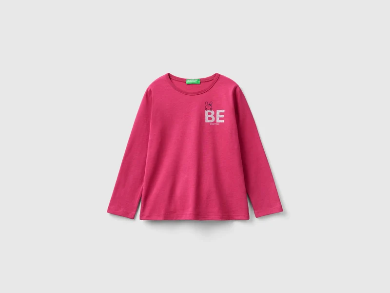 Maglietta regular fit in cotone bio XS