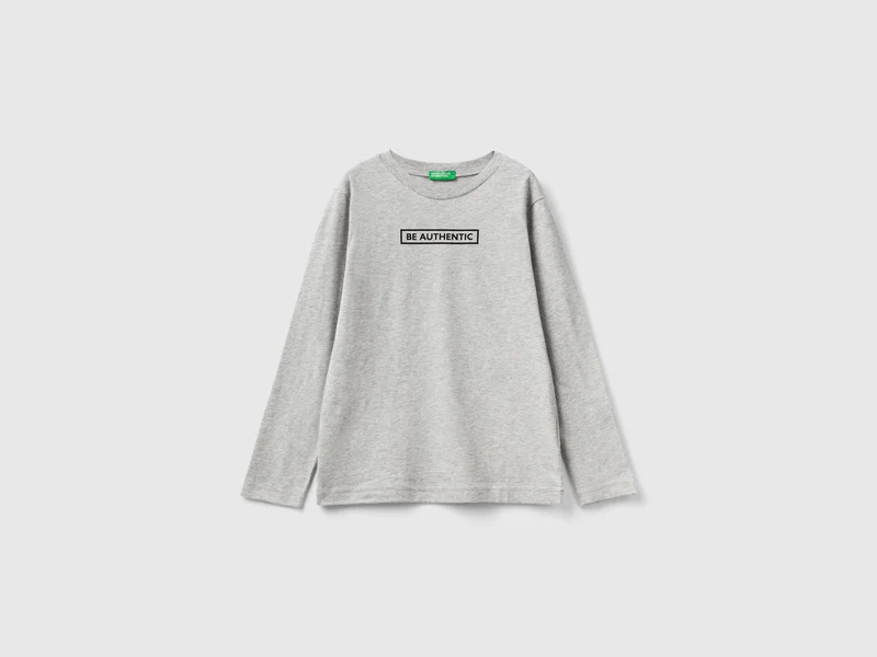 T-shirt manica lunga in caldo cotone M