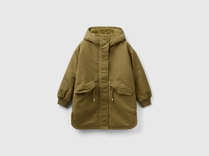 Parka imbottito con coulisse S