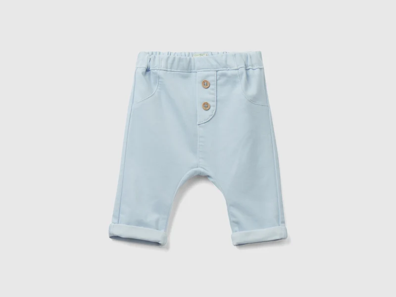 Pantaloni in misto cotone stretch 68