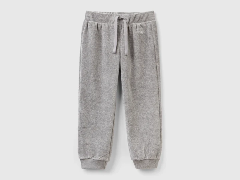 Pantaloni in ciniglia con logo YS