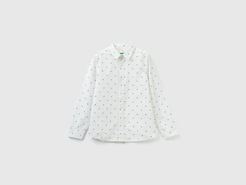 Camicia slim fit micro fantasia KL