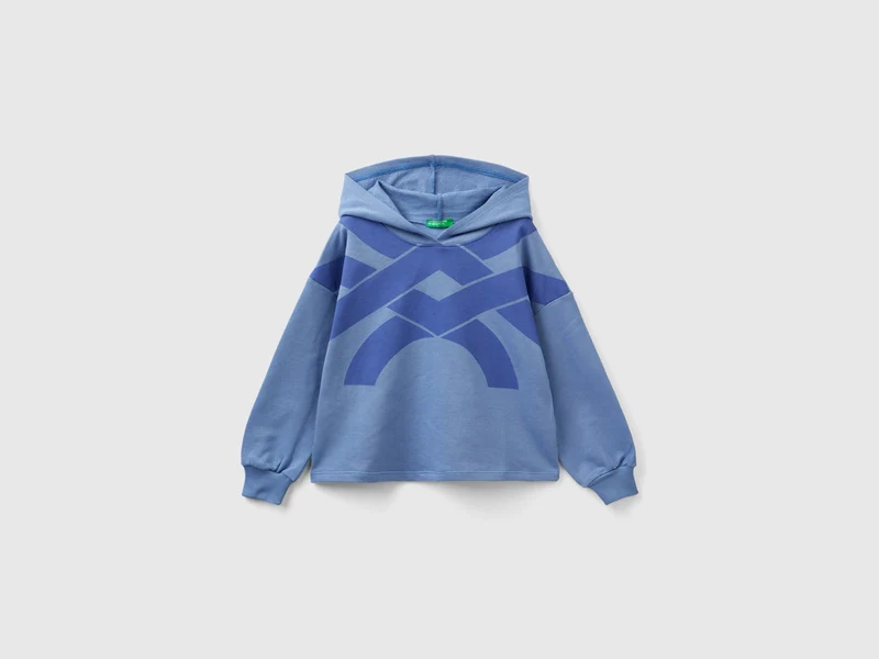 Felpa over fit con cappuccio XL