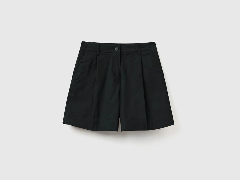 Shorts in cotone elasticizzato 48