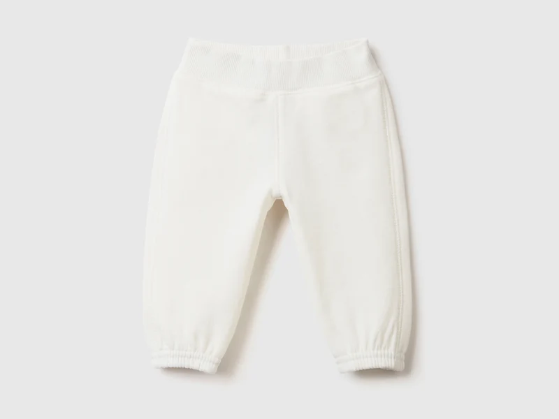 Pantaloni lunghi in felpa di puro cotone 68