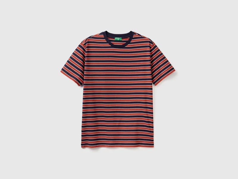 T-shirt a righe 100% cotone L