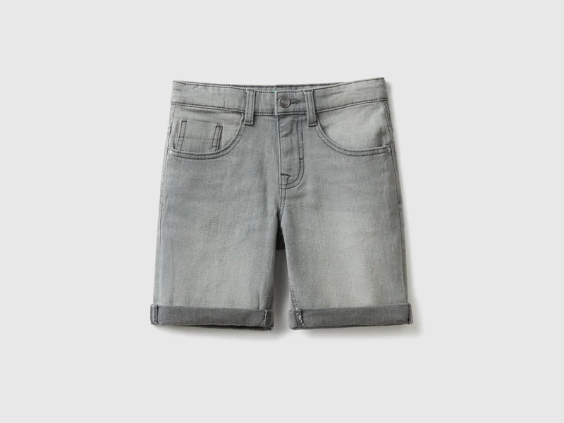 Bermuda slim fit in denim L