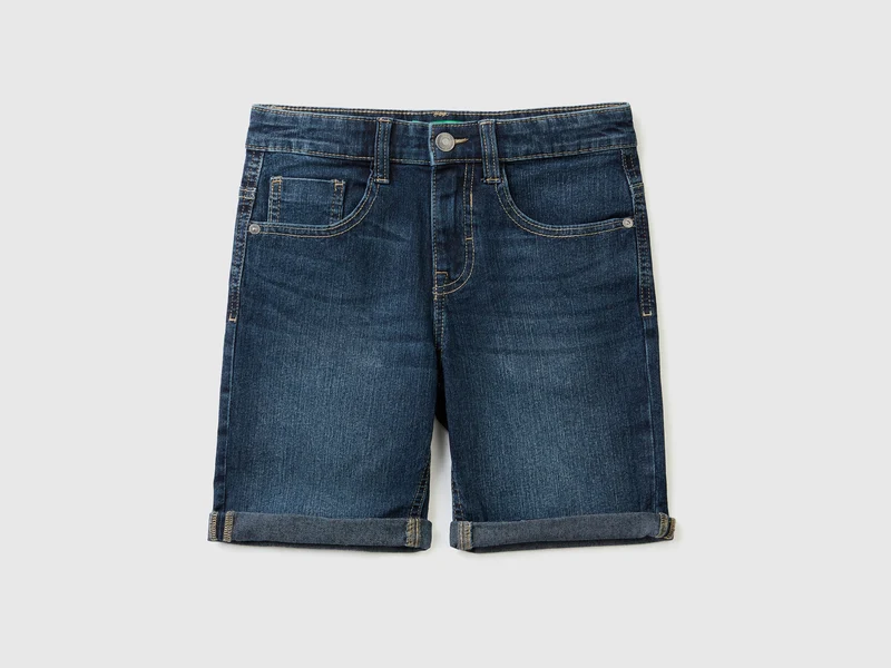 Bermuda slim fit in denim L