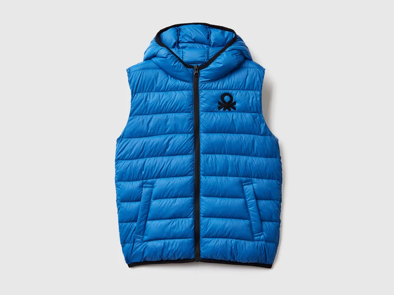 Gilet imbottito con cappuccio XL