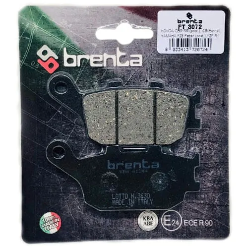 PASTILHA DE FREIO BRENTA ITALIANA ORGANICA FT 3072.174 DL650 DL100 R1 R6 FZ6