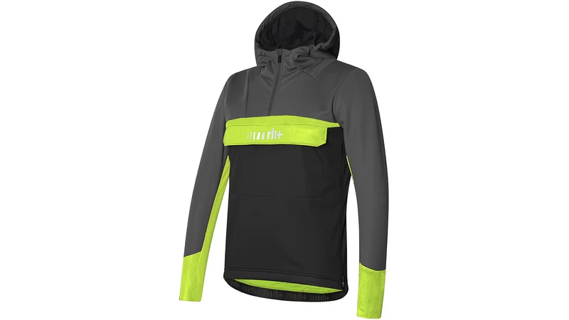 RH+ All Road Anorak BLACK/TITANIUM/ACID LIME / XXL