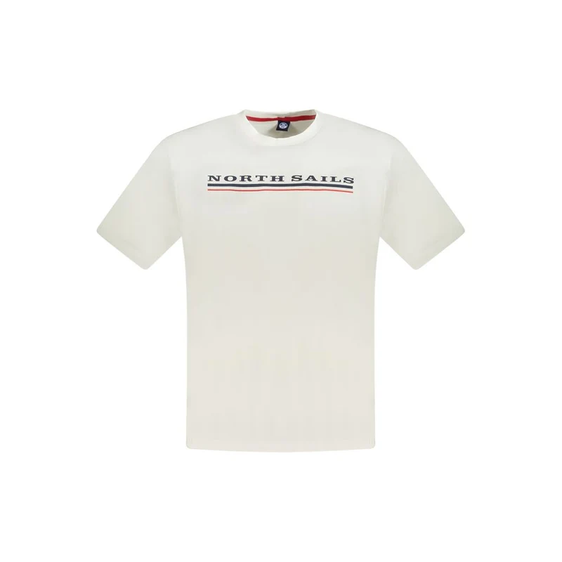 North Sails White Cotton Mens T-Shirt L
