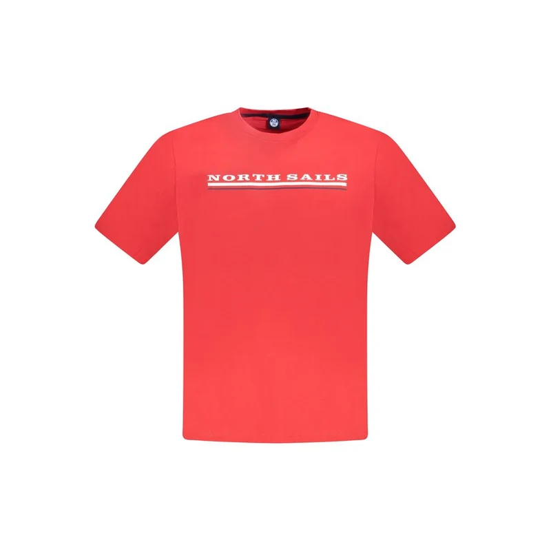 North Sails Rosso Cotton Men T-Shirt L