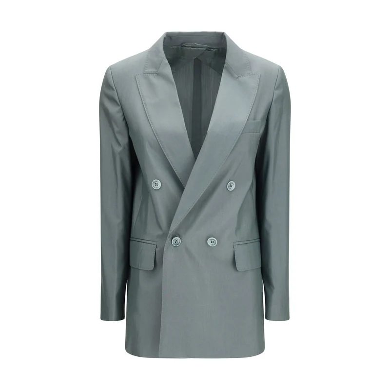 Max Mara Bicolor Wool Oves Aries Blazer IT40 | M