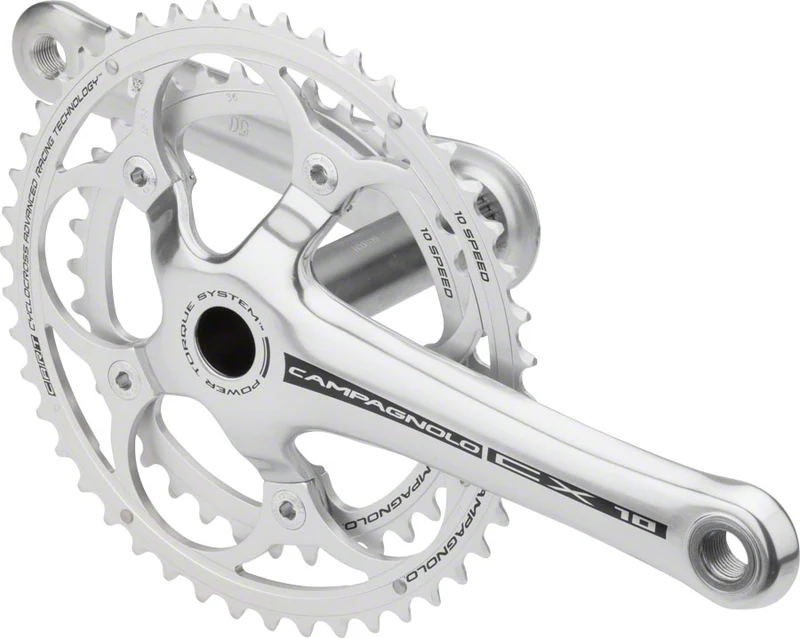 Campagnolo CX 10 CX10 46/36 170 Aluminum Power-Torque Crankset~ Bottom Bracket Not Included