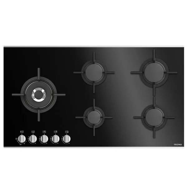 Cooktop a Gás 5 Queimadores Vitrocerâmico 90cm Tecno THV90L2