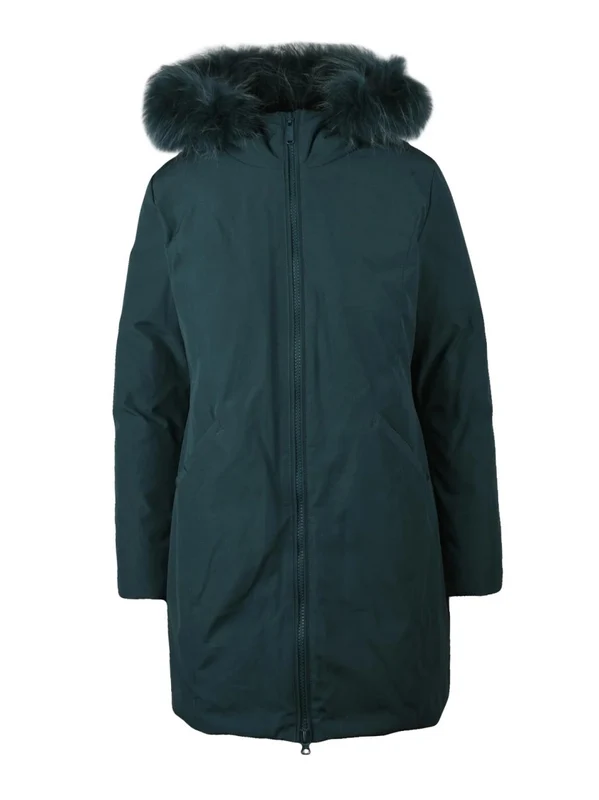 Bomboogie Forest Green Fitted Polyester-Blend Parka IT 38
