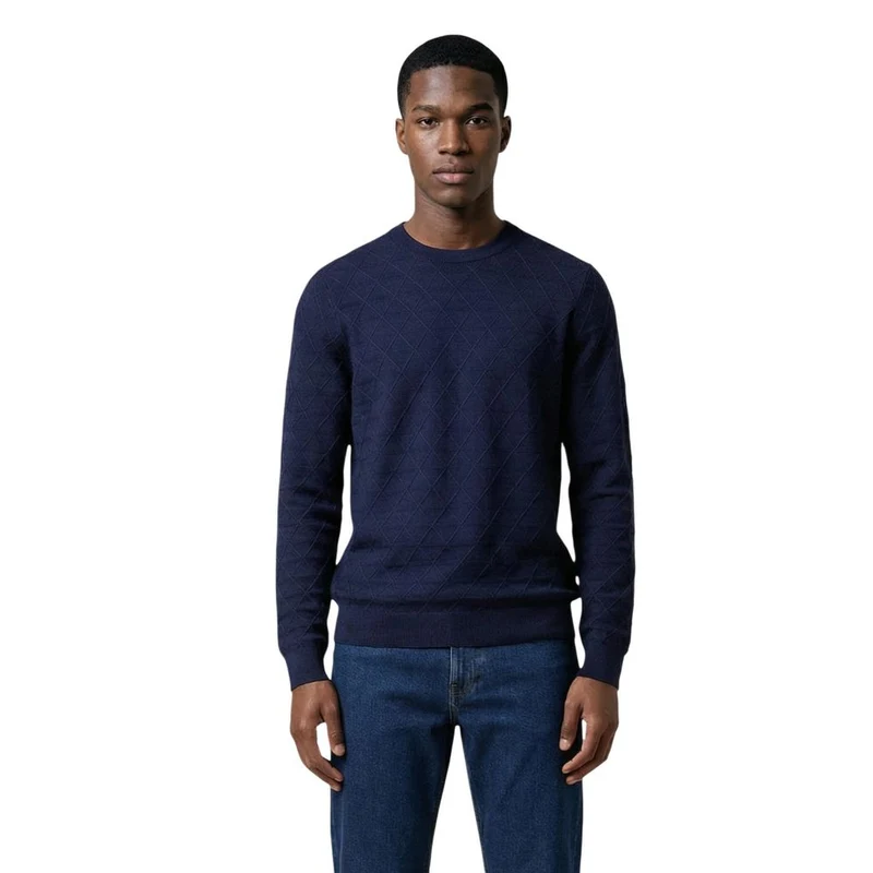 Armani Exchange Blue Viscose Sweatshirt 3XL