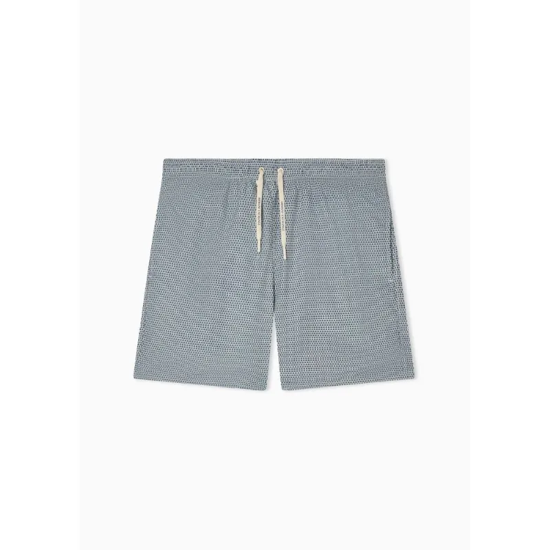 Shorts De Banho Azul - S