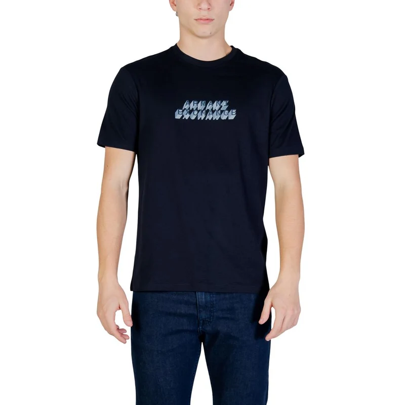 Armani Exchange Blue Cotton T-Shirt IT42 | XS