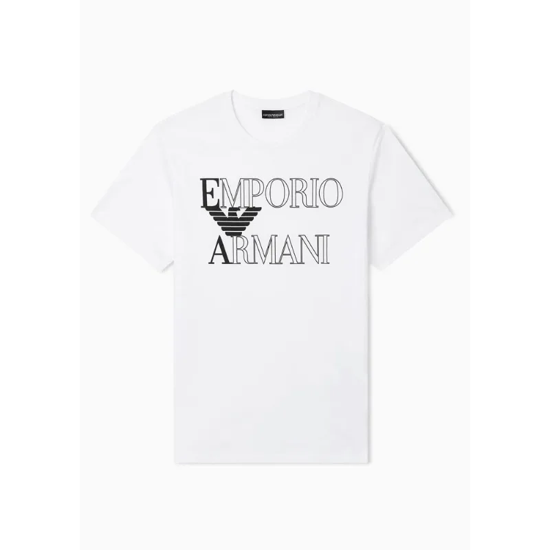 Camiseta com Logo Branco - XL