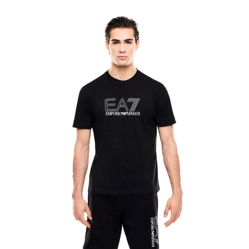 Emporio Armani 7 T-Shirt Manica Corta Cotone Logo Visibility L