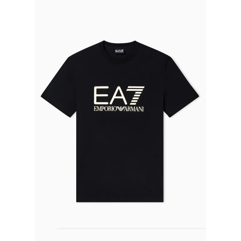 Camiseta Core Identity Preto/Dourado - L