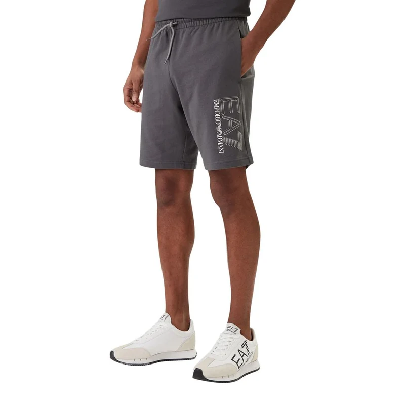 EA7 Emporio Armani Gray Cotton Bermuda Shorts IT42 | XS
