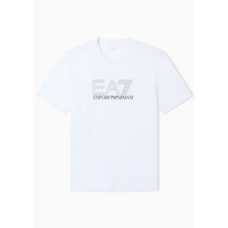 Camiseta Regular Fit Visibility de Gola Redonda Branco - XL