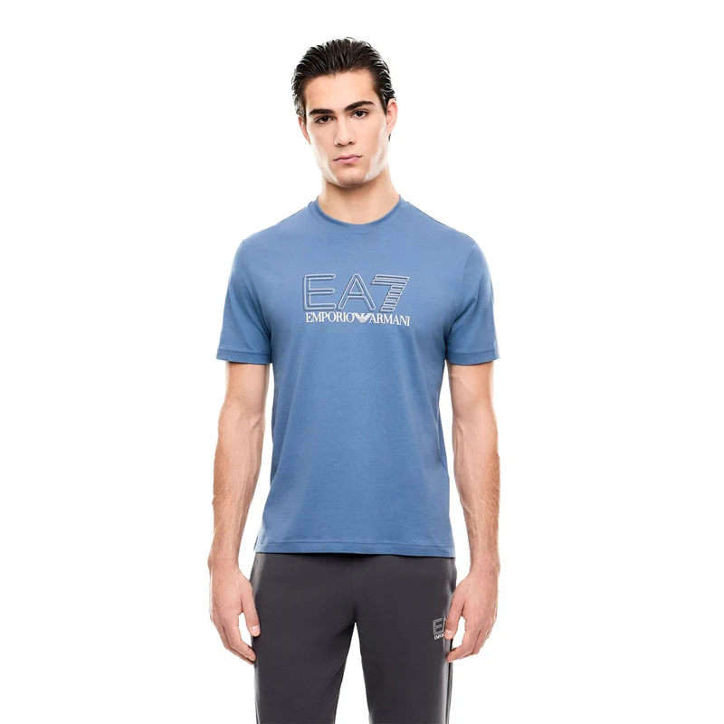 Emporio Armani 7 T-Shirt Manica Corta Cotone Logo Visibility L