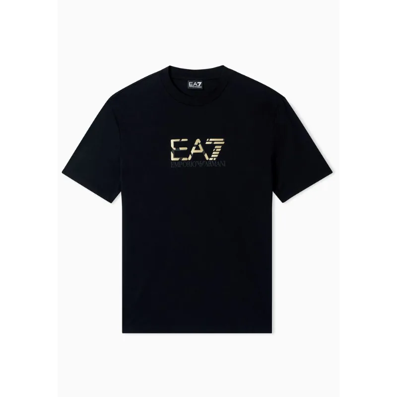 Camiseta Premium Label com Gola Redonda Preto - M