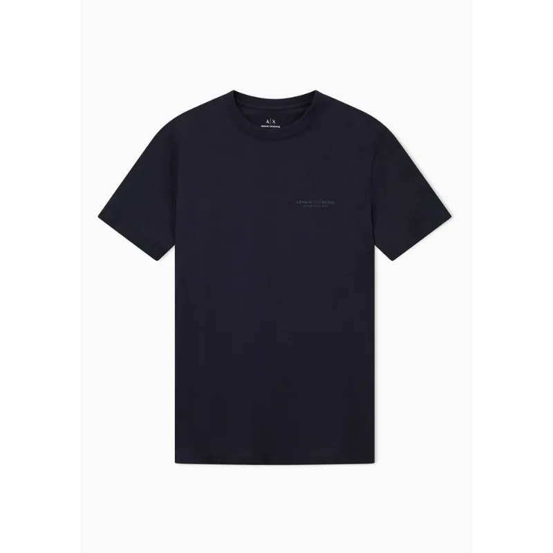 Camiseta Regular Fit em Malha de Algodão com Logo Azul - XXL