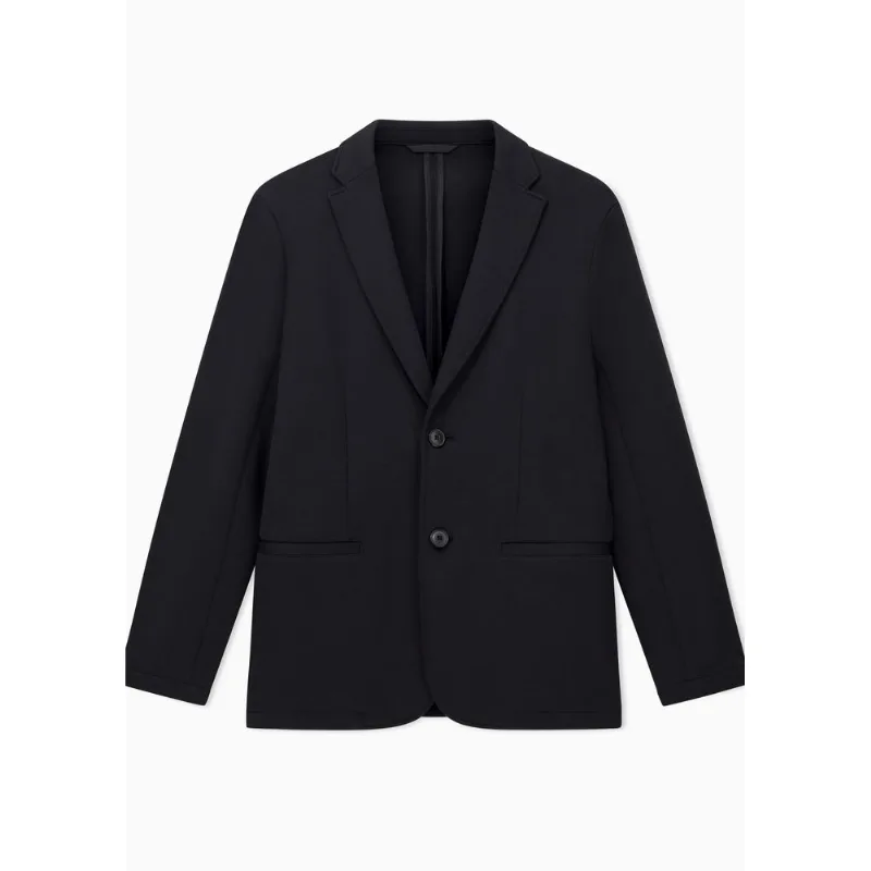 Blazer Essencial de Abotoamento Duplo Preto - S