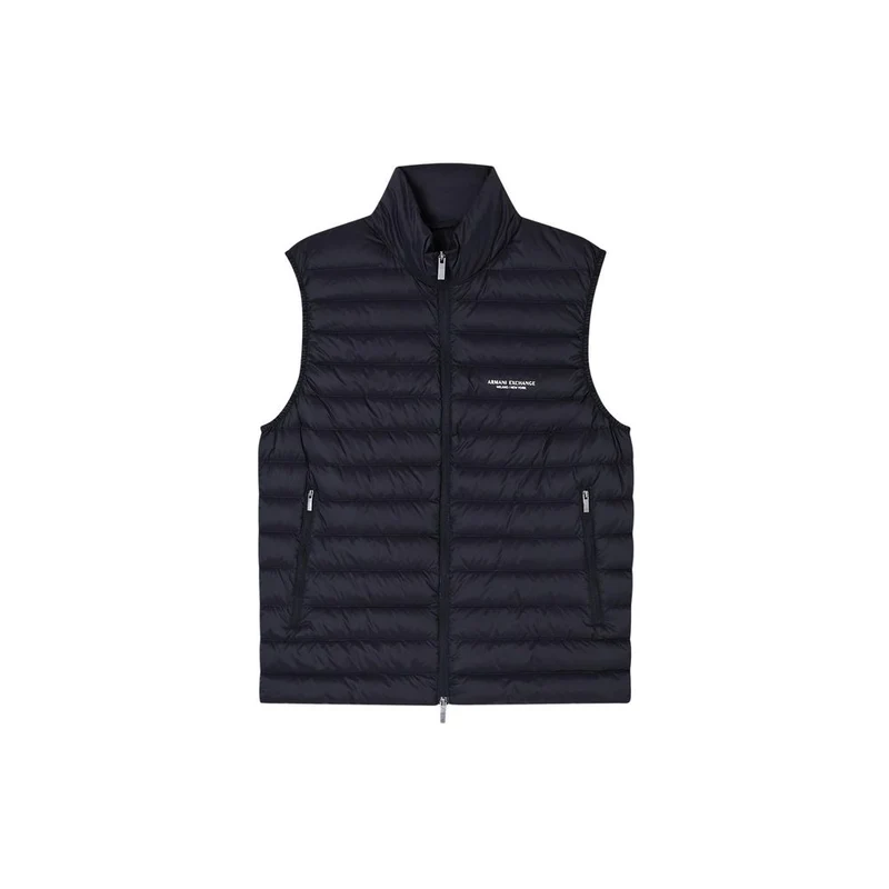 Armani Exchange Black Polyamide Sleeveless Jacket IT44 | S