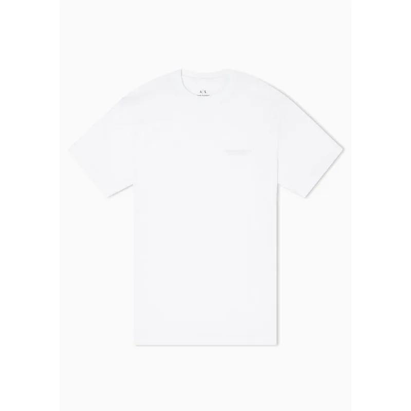 Camiseta Regular Fit em Malha de Algodão com Logo Branco - XS