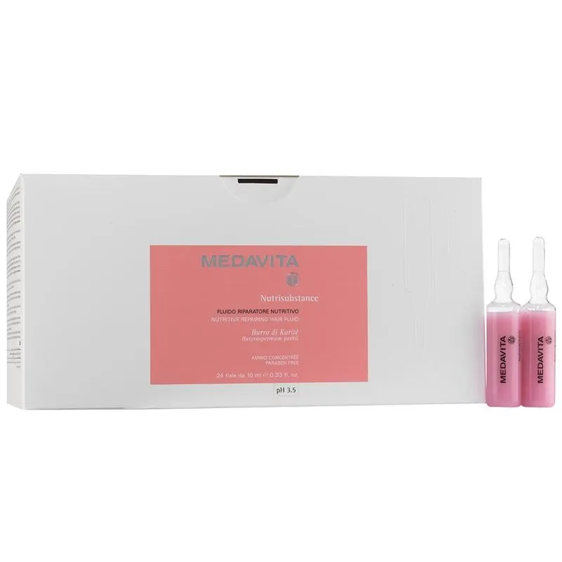 Medavita Nutrisubstance Kit – Ampolas de Fluido Reparador Nutritivo Kit