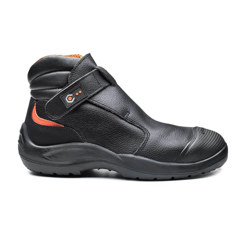 Base Dvorak Toe Cap Work Safety Boots Black / 10 UK | 44 EU