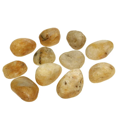 Pietre decorative da giardino per Vasi e Piante da interno ed esterno 0,8 Kg Panna