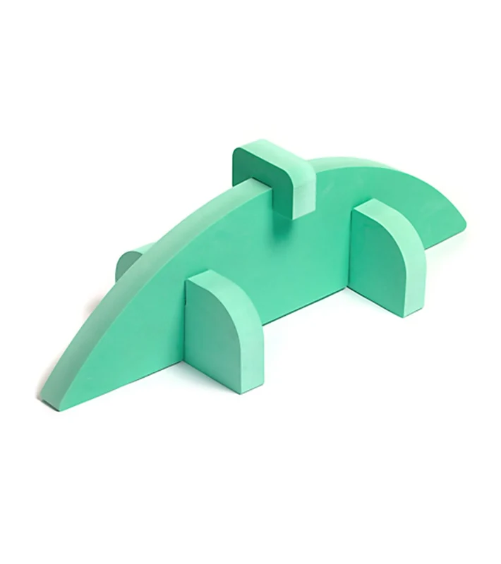 Hugger Mugger Recycled Foam Back Arch Yoga Block Mint