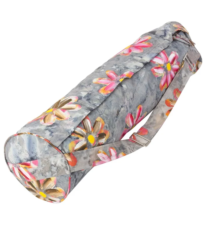 Hugger Mugger Batik Yoga Mat bag Painted Daisies