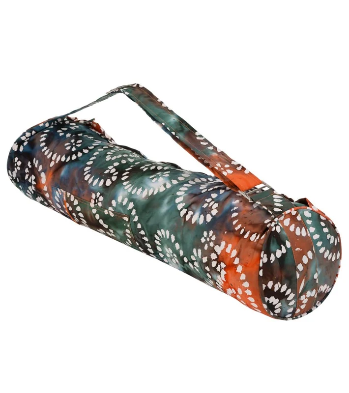 Hugger Mugger Batik Yoga Mat Bag Koi Pond