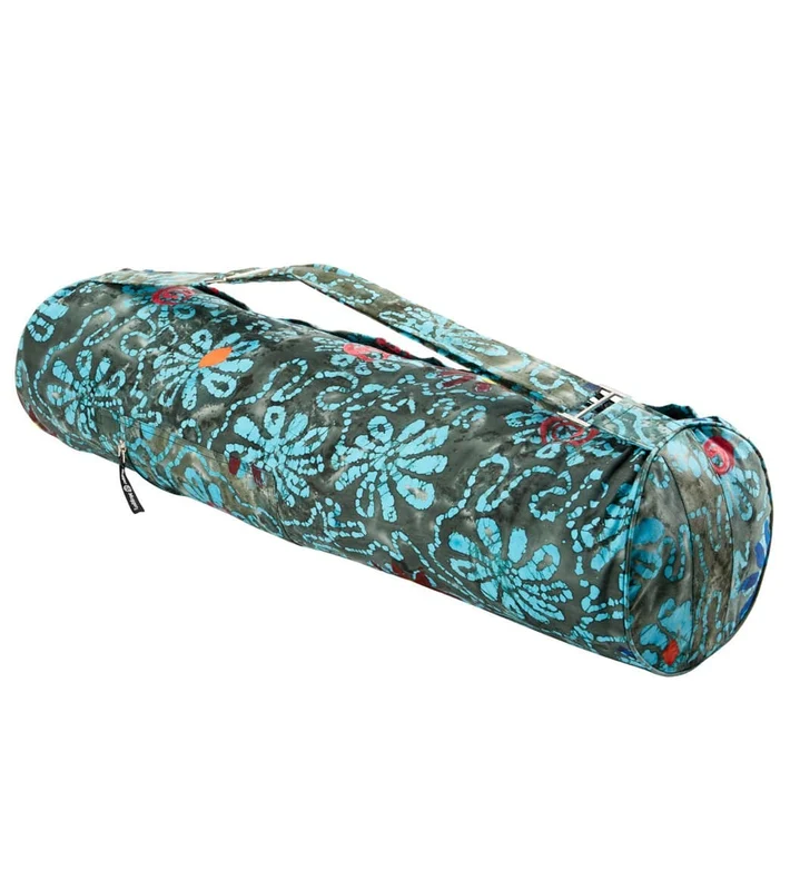 Hugger Mugger Batik Yoga Mat Bag Earthy Daisy