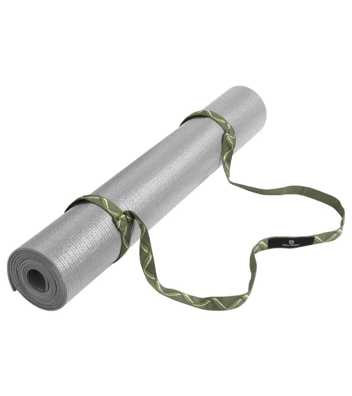 Hugger Mugger Simple Yoga Mat Sling Green Helix