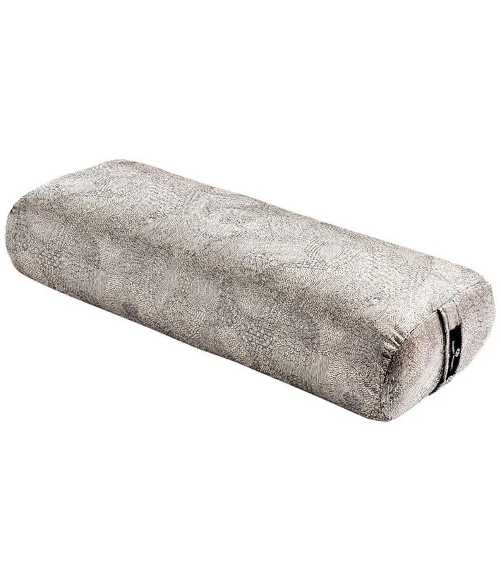 Hugger Mugger Standard Printed Yoga Bolster Champagne Shimmer