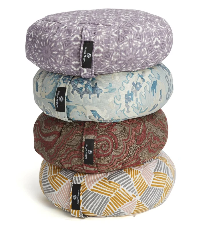Hugger Mugger Zafu Printed Yoga Meditation Cushion Zen Garden