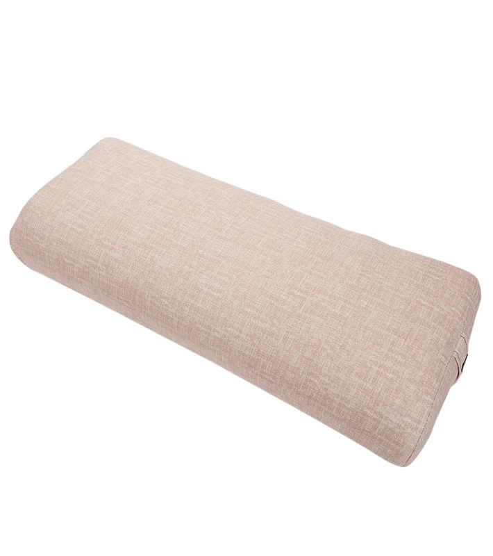 Hugger Mugger Standard Printed Yoga Bolster Rose Quartz