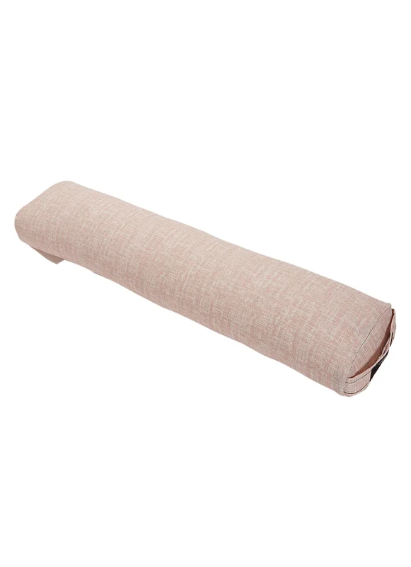 Hugger Mugger Pranayama Printed Yoga Bolster Rose Quartz