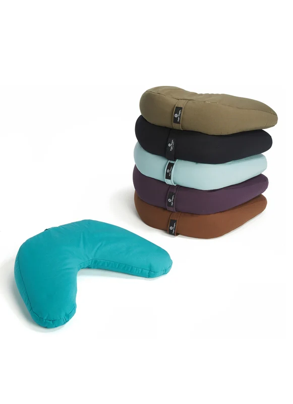 Hugger Mugger V-Shape Yoga Cushion Brown